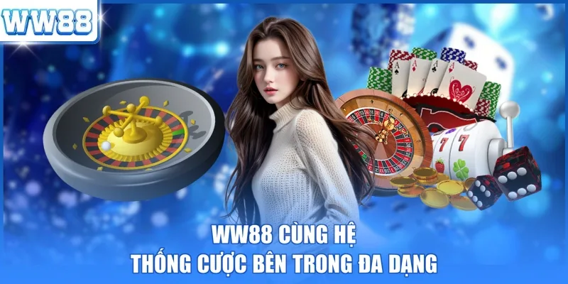 WW88 cùng hệ thống cược bên trong đa dạng